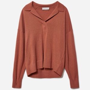 Everlane cashmere polo sweater